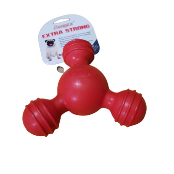 Gryzak aport mocna guma twardy czerwony