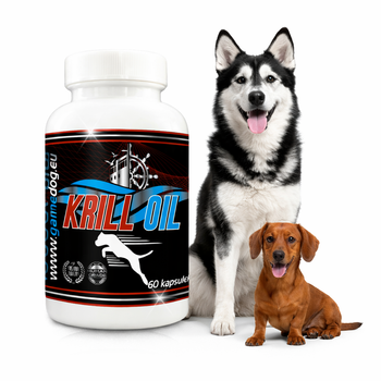 Bogactwo witamin KRILL OIL Game Dog