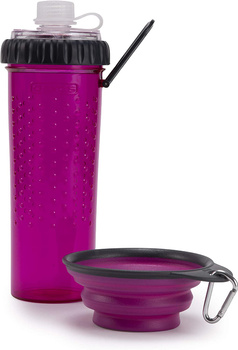 Bidon dla psa 3w1 idealne rozwiązanie na spacery