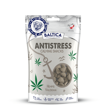 Smaczki antystresowe Baltica krewetka konopie 150g