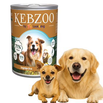 Karma mokra KEBZOO Jagnięcina + superfoods 400g