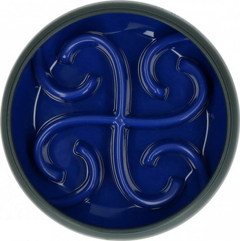 Miska spowalniająca jedzenie średnica 20 cm kobalt