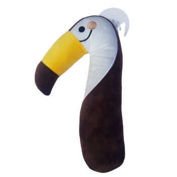 Pluszak maskotka szarpak dla psa cyfra 7 to tukan