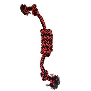 Szarpak gryzak dla psa mocny pleciony sznur różowy