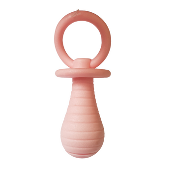 Zabawka dla psa smoczek z dzwoneczkiem różowy