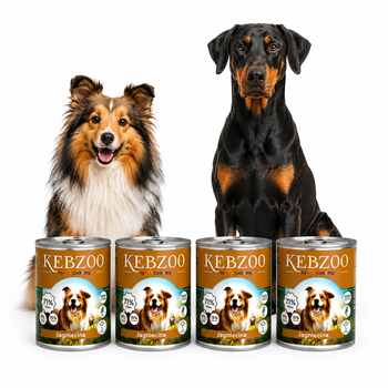 Karma mokra KEBZOO Jagnięcina + superfoods 4x400g