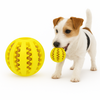 Piłka gumowa dentystyczna kolor żółty