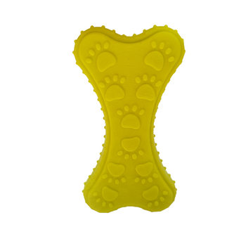 Gryzak kostka dla szczeniaka i małych psów żółty