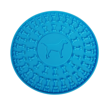 Mata do lizania okrągła 15/15 kolor niebieski