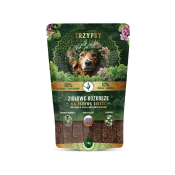 Przysmak dla psa Ziołowe Rozkosze Paski z Bażanta na Zdrową Sierść 70 g