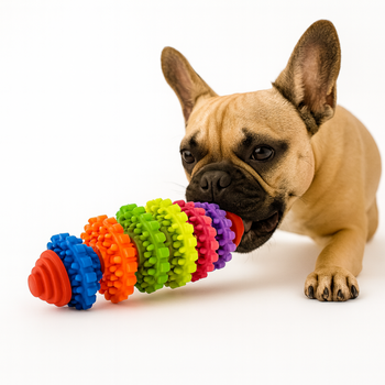 Zabawka dla psa gumowa dentystyczna  6 pierścieni