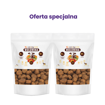 Zestaw: karma Look4dog CARE Wołowina bez zbóż i kurczaka 2x1kg