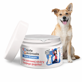 Safe Animals Skin Cream: krem ochronny do skóry i opuszek łap 50g
