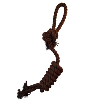 Szarpak idealny dla każdego psa brązowy