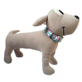 Obroża dla psa klasyczna w pastelowe kolory M