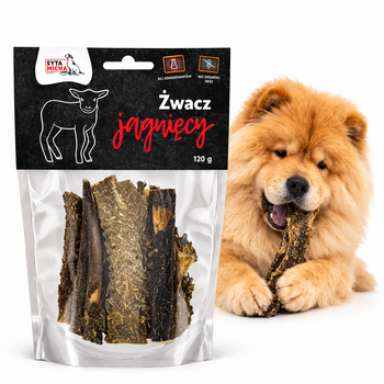 Żwacze jagnięce dla psa 120 g