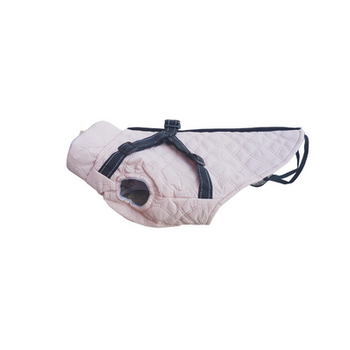 Ubranko dla psa kurtka na chłodne różowe L