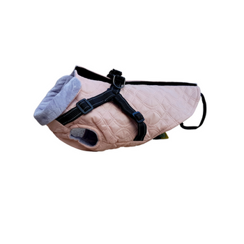 Ubranko dla psa kurtka jesienna w kolorze różu M