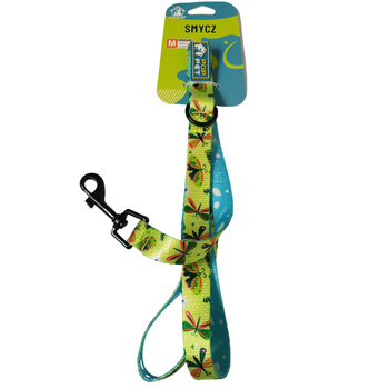 Smycz klasyczna kolorowe motyle i ważki 120 cm