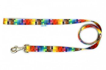 Klasyczna ale nie do końca Pixelowa smycz 130 cm