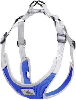 Szelki dla psa przewiewne kolor granatowy XS