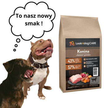 Karma Look4dog CARE konina bataty dorosłe psy 2 kg
