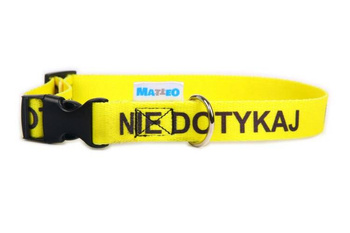 Obroża dla psa kolekcja Nie dotykaj duże psy