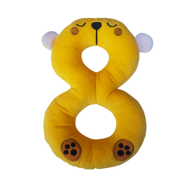 Pluszak maskotka szarpak dla psa cyfra 8 miś