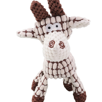 Zabawka pluszowa uroczy osiołek dla psa kremowy