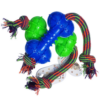 Gumowa kość jako szarpak dla Twojego psa