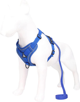 Szelki dla psa oddychające kolor granatowy rozm XL