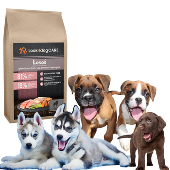 Karma Look4dog CARE Łosoś plamiak szczeniak 2 kg