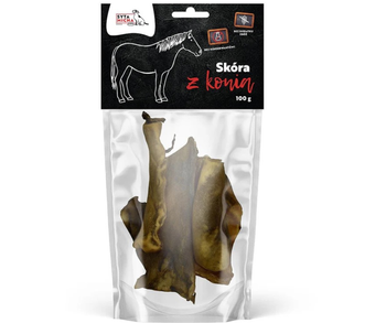 Gryzak naturalny - suszona, naturalna skóra koń 100g