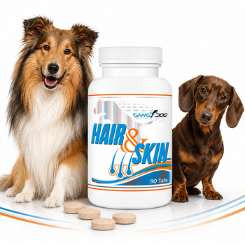 Piękna lśniąca i zdrowa sierść Game Dog Hair&Skin