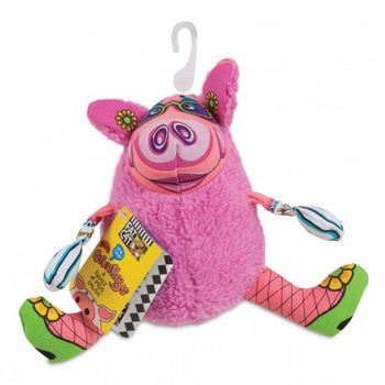 Urocza zabawka pluszowa dla psa chrumka świnka