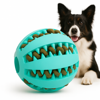 Piłka gumowa dentystyczna kolor turkusowy