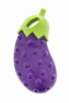 Gryzak dla psa z piszczałką bakłażan Ferribiella